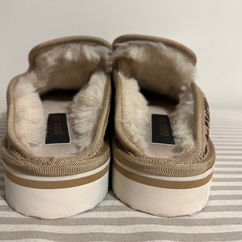 DOLCE VITA Haiden Womens Leopard Suede Slippers - Picture 7 of 14